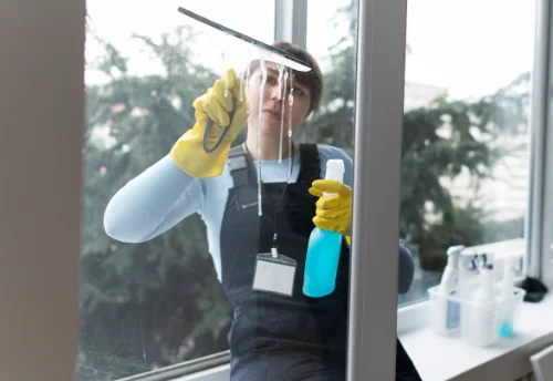Nettoyage de vitres intérieures et extérieures à Lamillarié